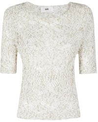 SOLOTRE - Maglia Rete Crochet-Knit Top - Lyst