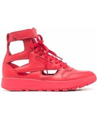 Maison Margiela - X Reebok Baskets Montantes À Bout Tabi - Lyst