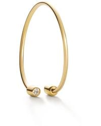 Shihara - 18Kt Twist Round 02 Diamond Single Earring - Lyst