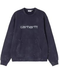 Carhartt - Logo Cotton Sweatshirt - Lyst