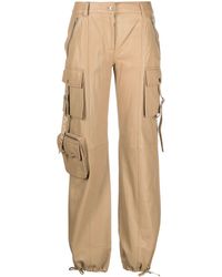 retroféte - Honey Leather Cargo Trousers - Lyst