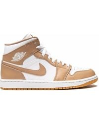 Nike - Air 1 Mid "Tan/Gum" Sneakers - Lyst