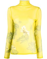 Collina Strada - Top con encaje bordado - Lyst
