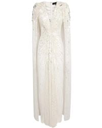 Jenny Packham - Goldfinger V-Neck Dress - Lyst