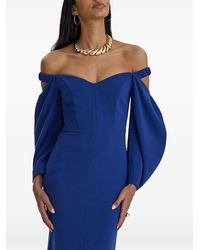 MOOS STUDIO - Muse Off-Shoulder Balloon-Sleeve Gown - Lyst