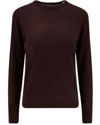 Aspesi - Round-Neck Wool Sweater - Lyst