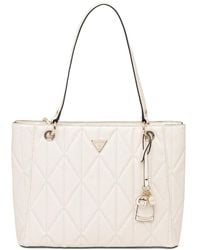 Guess - Quilted Charm Tote Bag - Lyst