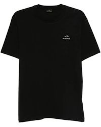 Paul & Shark - Logo-Embroidered Cotton T-Shirt - Lyst