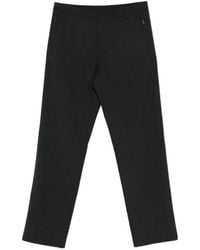 Emporio Armani - Wool Blend Trousers - Lyst