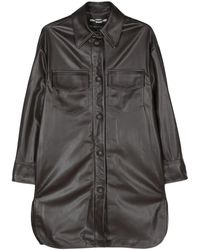 Stella McCartney - Faux-Leather Overshirt - Lyst