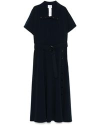 Akris Punto - Short-Sleeve Midi Dress - Lyst