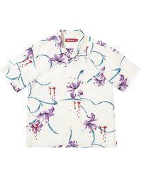 Supreme - Aoi Lilies Overhemd Met Korte Mouwen - Lyst