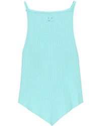 Courreges - Pointy リブニット タンクトップ - Lyst