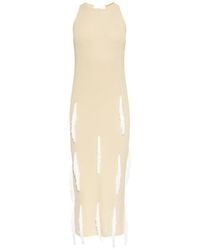 IRO - Fleur Fringe Cutout Midi Dress - Lyst
