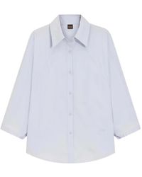 BOSS - Relaxed-Fit Blouse - Lyst