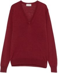 John Smedley - Pullover mit V-Ausschnitt - Lyst