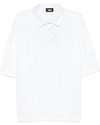 Gcds - Terrycloth Polo With Jacquard Logo - Lyst