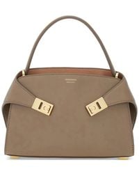 Ferragamo - Hug Soft Bicolor Handbag (Xs) - Lyst