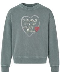 ANDERSSON BELL - Heart-Graphic Sweatshirt - Lyst