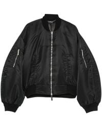 MATIERES FECALES - Zip-Up Bomber Jacket - Lyst