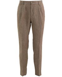 Cruna - Linen Tailored Trousers - Lyst