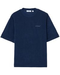 Off-White c/o Virgil Abloh - Logo-Detail Terrycloth T-Shirt - Lyst