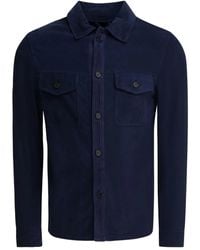 Altum - Flap-Pocket Suede Jacket - Lyst
