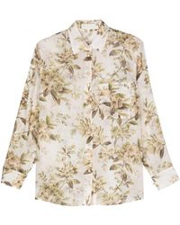 Zimmermann - Camisa con estampado floral - Lyst