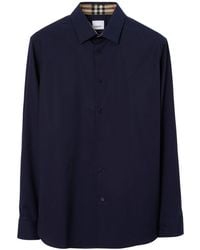 Burberry - Man Blue Shirt 8071800 - Lyst