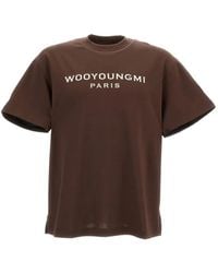 WOOYOUNGMI - Logo-Print T-Shirt - Lyst