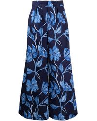 PATBO - Pantalon Ample Nightflower À Fleurs - Lyst
