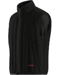 HUGO - Zip-Up Gilet - Lyst