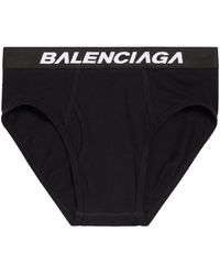 Balenciaga - Racer Logo-waistband Briefs - Lyst