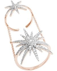 Djula - Double Sun Ring Mit Diamanten - Lyst