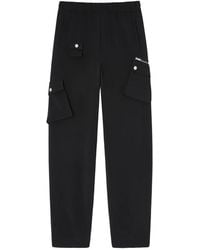 Ganni - Cargo-Pocket Trousers - Lyst