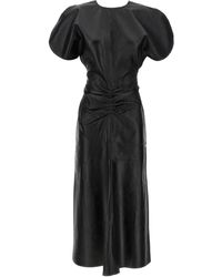 Victoria Beckham - 'Gathered Waist Midi' Dress - Lyst
