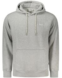 Pepe Jeans - Logo-Embroidered Hoodie - Lyst