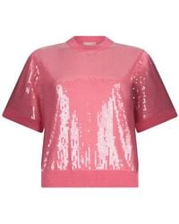 Liu Jo - Sequin Short-Sleeve T-Shirt - Lyst