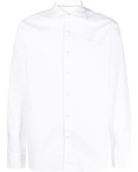 Tintoria Mattei 954 - Spread-collar Long-sleeve Shirt - Lyst