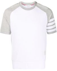 Thom Browne - 4-Bar Raglan-Sleeve T-Shirt - Lyst