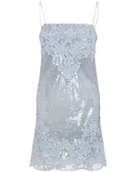 Ermanno Scervino - Sequin Lace Mini Dress - Lyst