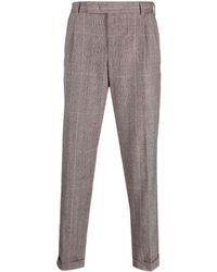 PT Torino - Prince Of Wales Tailored Trousers - Lyst