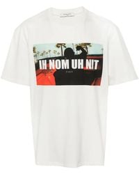ih nom uh nit - Photograph-Print Cotton T-Shirt - Lyst