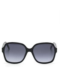 Marc Jacobs - Sonnenbrille mit Oversized-Gestell und Logo-Gravur - Lyst