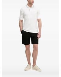 ARMANI EXCHANGE - Logo-Plaque Chino Shorts - Lyst