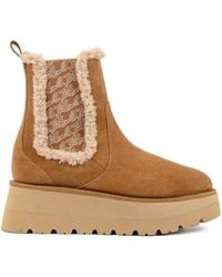 Karl Lagerfeld - Skylar Platform Boots - Lyst