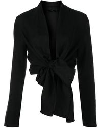 Voz - V-Neck Wrap Blouse - Lyst