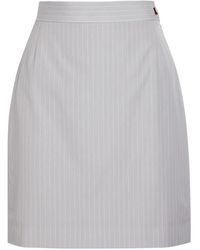 Vivienne Westwood - Pinstripe Mini Skirt - Lyst