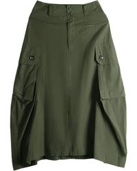Y's Yohji Yamamoto - Pocket-Detailed Midi Skirt - Lyst