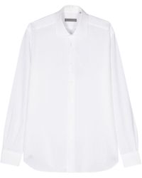 Corneliani - Seersucker Cotton Shirt - Lyst